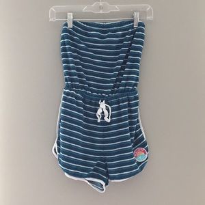Hollister Strapless Romper Swimsuit Coverup